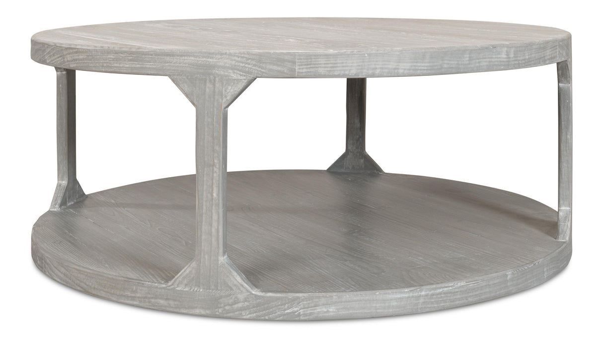 Sarreid Devon Coffee Table  Moonskin Grey