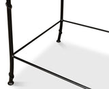 Sarreid Gabriella Shagreen Side Table  Leaf