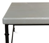 Sarreid Shagreen Square Coffee Table  Storm Grey