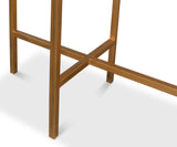 Sarreid Shagreen Console Table  Osprey White