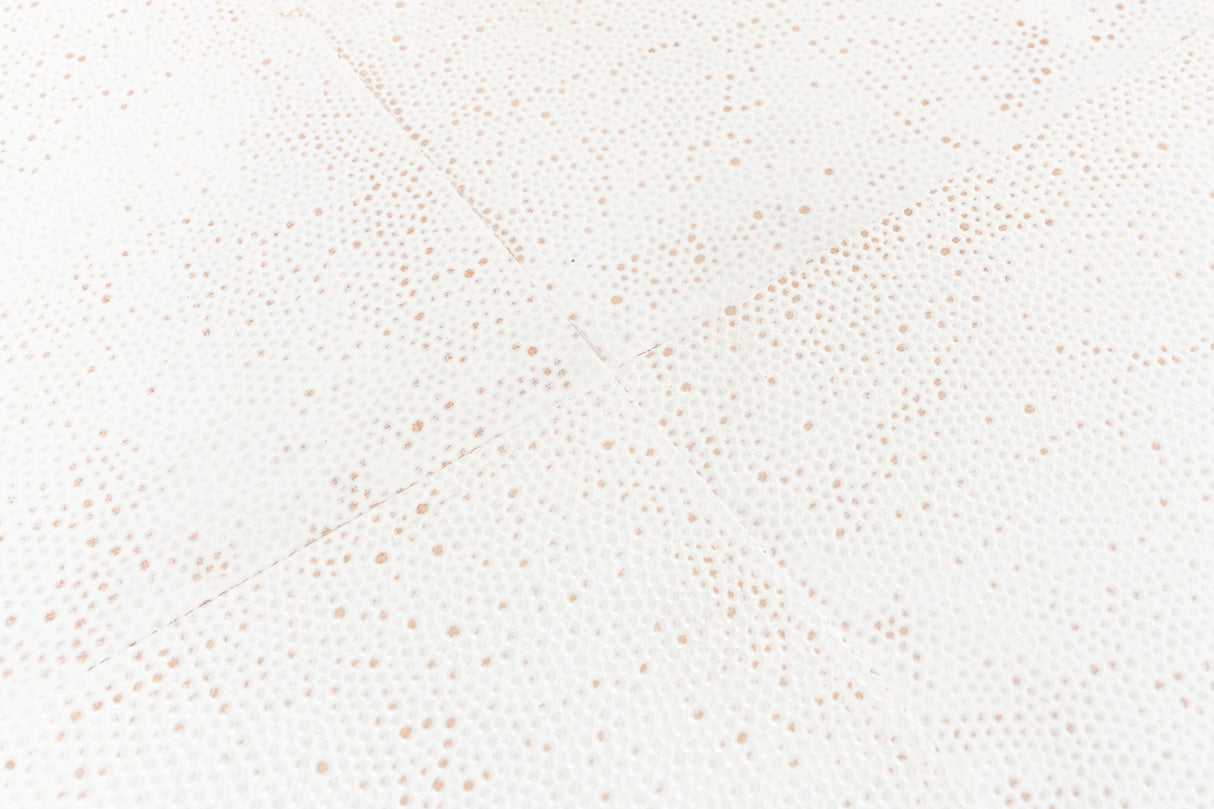 Sarreid Shagreen Console Table  Osprey White