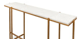 Sarreid Shagreen Console Table  Osprey White