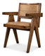 Sarreid Angus Chair  Brown W/Brown Leather