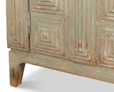 Sarreid Peyton 2 Door Commode  Sage