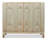 Sarreid Peyton 2 Door Commode  Sage