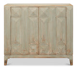 Sarreid Peyton 2 Door Commode  Sage