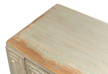 Sarreid Peyton 2 Door Commode  Sage