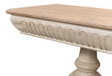 Sarreid Hugo Console  Stone Grey W/Natural Top