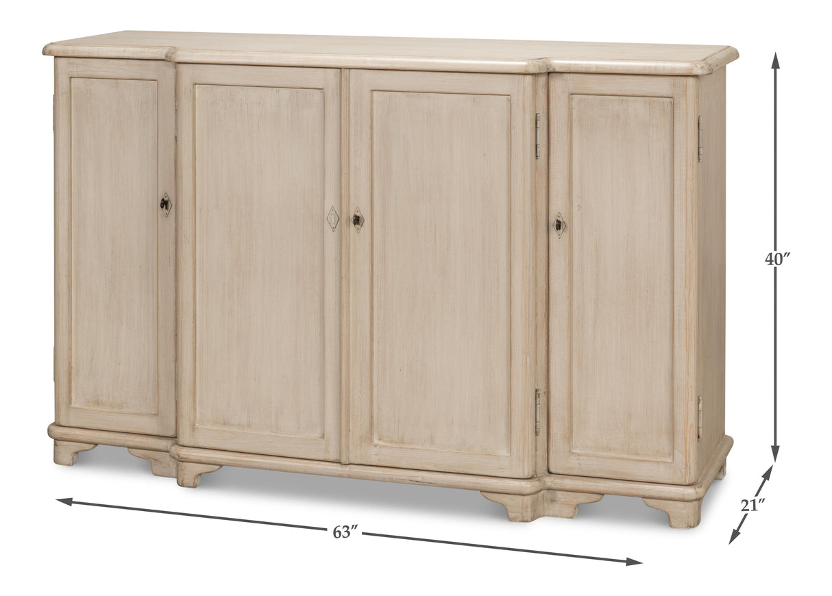 Sarreid Entree' Sideboard  Stone Grey Finish