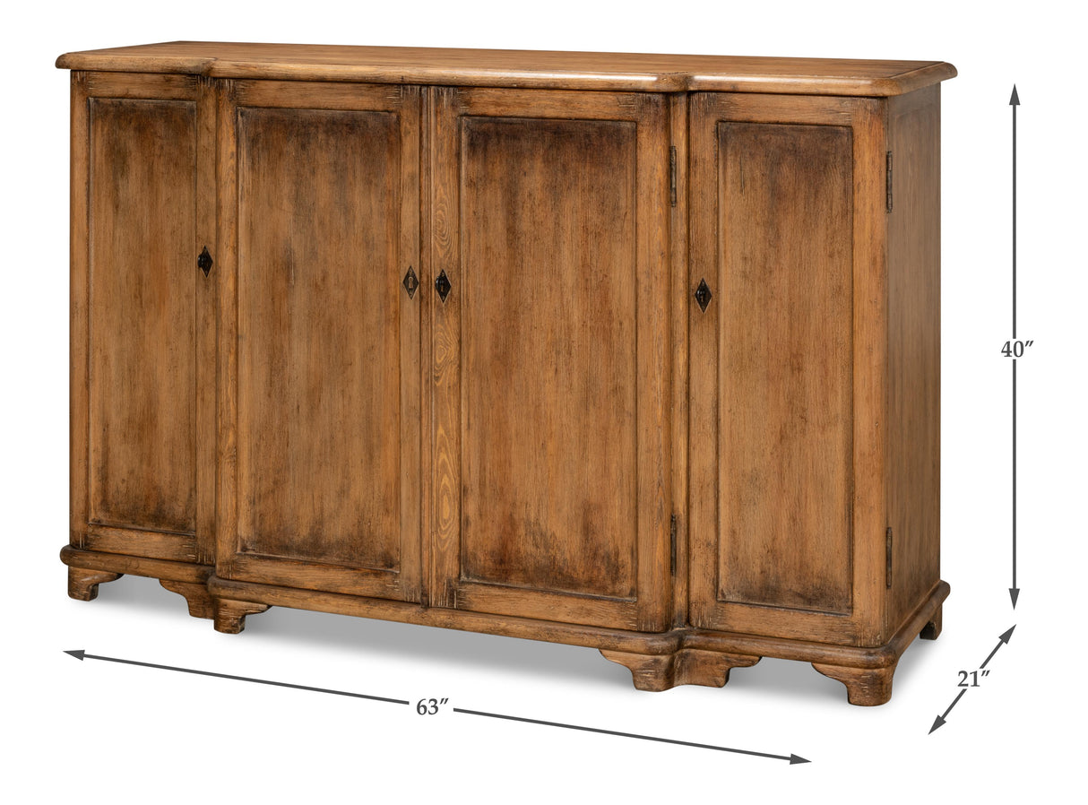 Sarreid Entree' Sideboard  Brown Finish