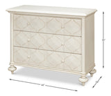 Sarreid Sommeil 3 Drawer Commode  Antique White