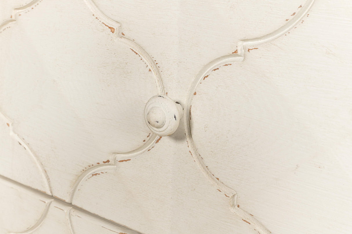 Sarreid Sommeil 3 Drawer Commode  Antique White