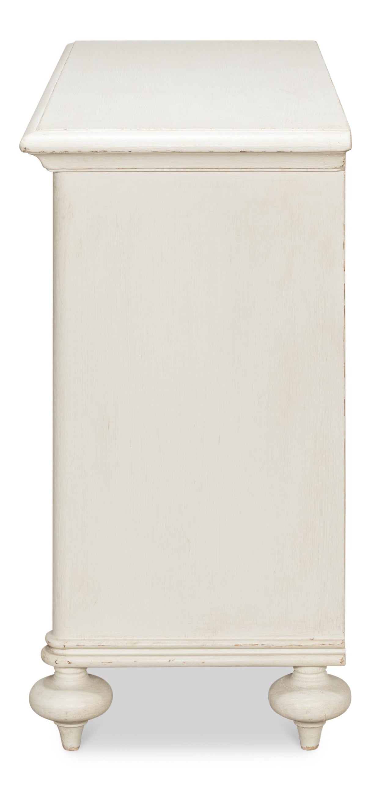 Sarreid Sommeil 3 Drawer Commode  Antique White