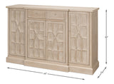 Sarreid Isla Small Sideboard  Stone Grey