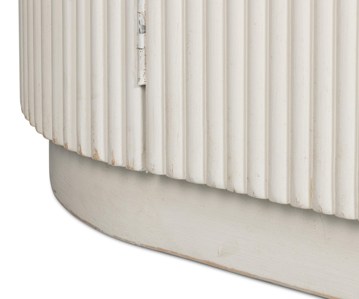 Sarreid Halle Entrance Demilune  Antique White