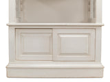 Sarreid Zoey Bookcase  Antique White