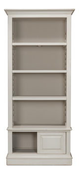 Sarreid Zoey Bookcase  Antique White
