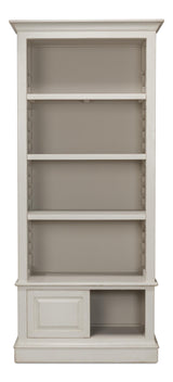 Sarreid Zoey Bookcase  Antique White