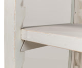 Sarreid Zoey Bookcase  Antique White