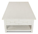 Sarreid Isla Coffee Table  Antique White