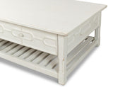 Sarreid Isla Coffee Table  Antique White