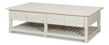 Sarreid Isla Coffee Table  Antique White