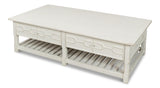 Sarreid Isla Coffee Table  Antique White