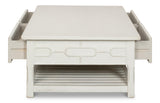 Sarreid Isla Coffee Table  Antique White
