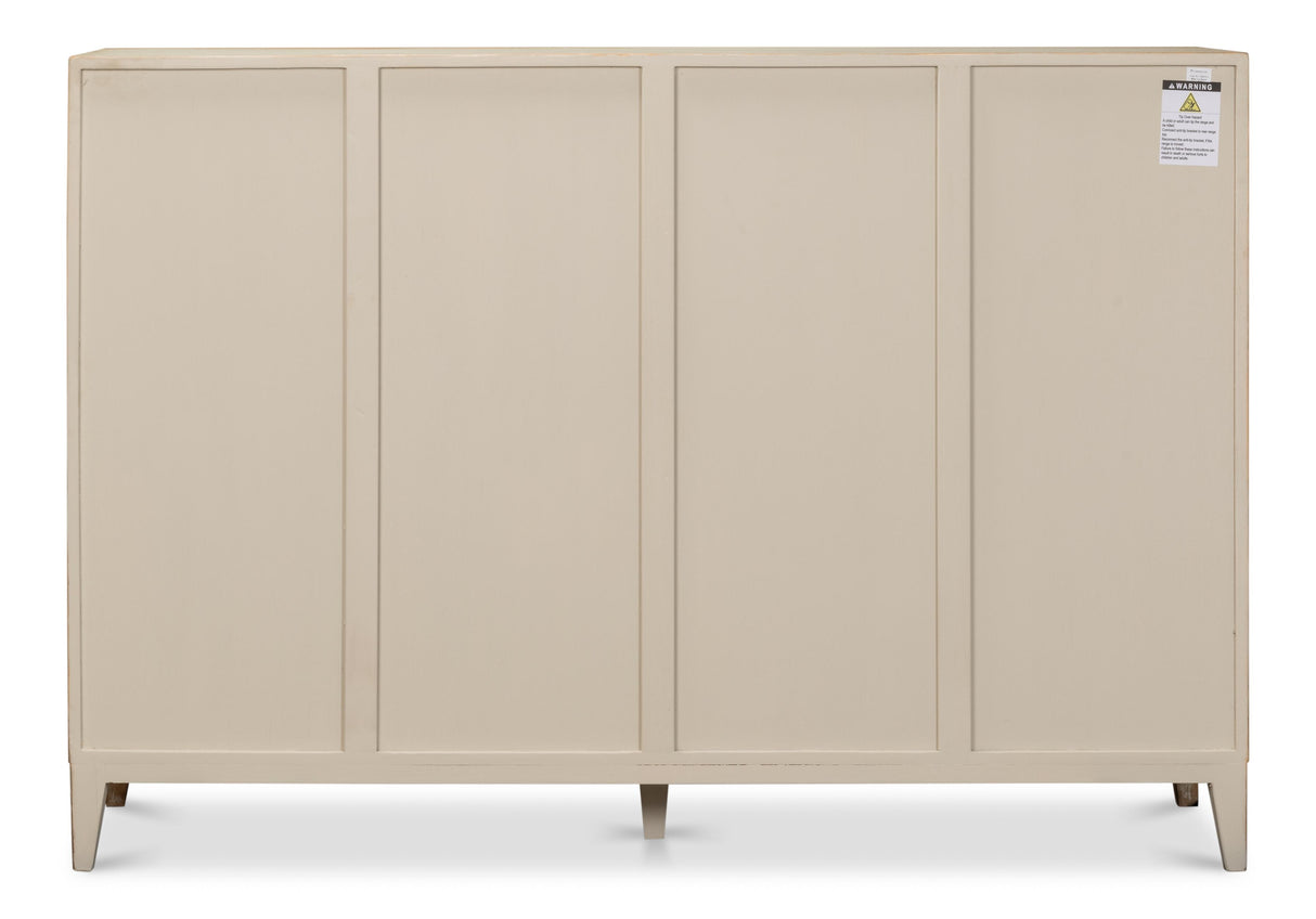 Sarreid Willow 10 Drawer Commode  Sage