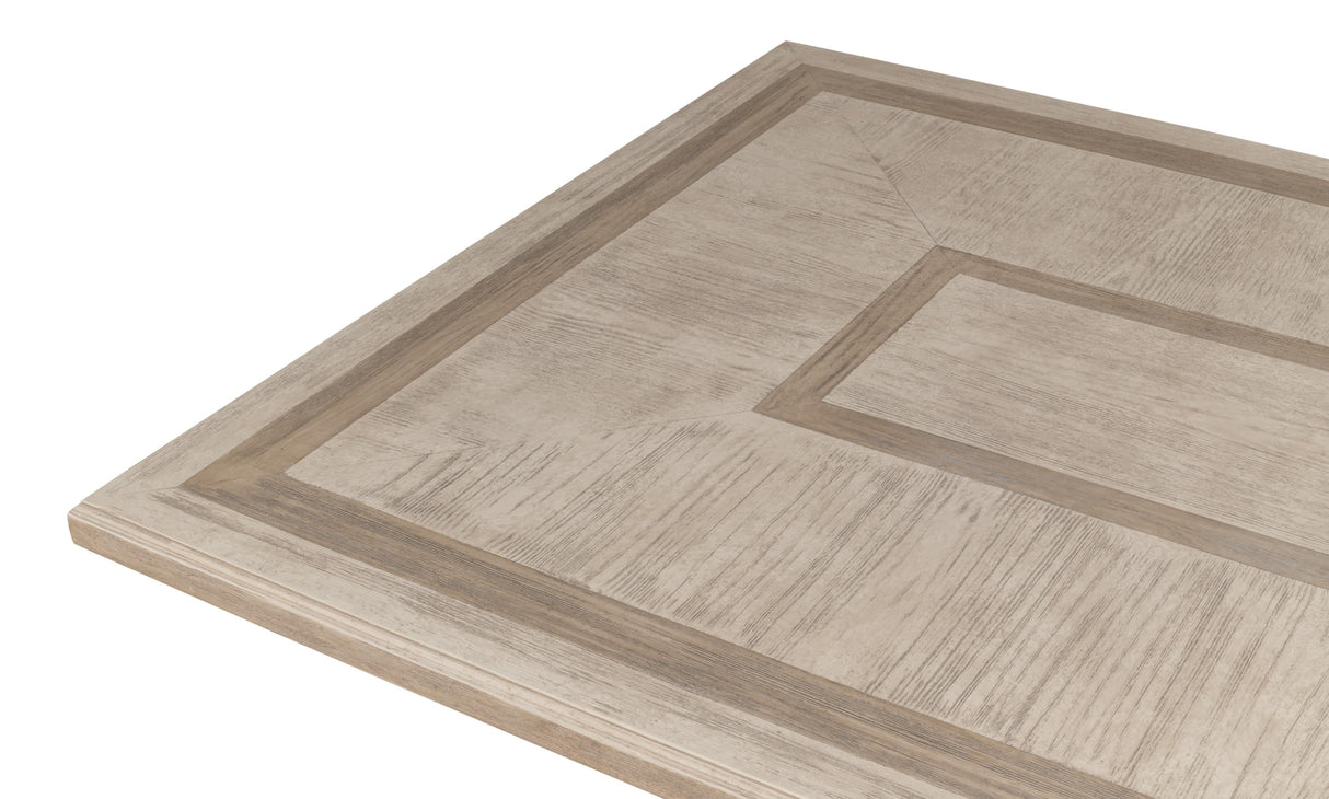 Sarreid Jurow Equestrian Dining Table  Barn Grey