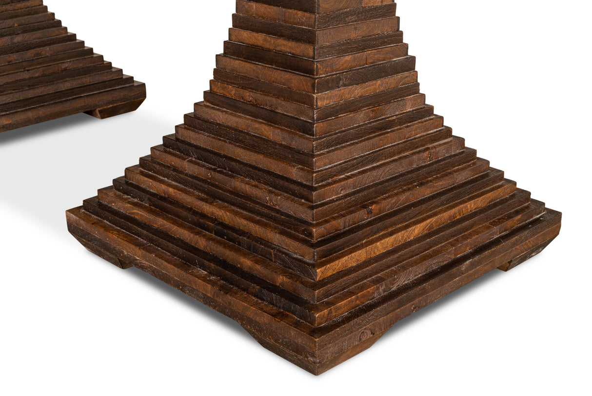 Sarreid Aesthetic Pedestal Dining Table