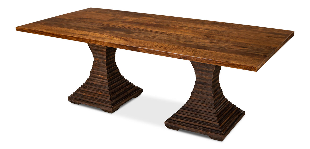 Sarreid Aesthetic Pedestal Dining Table