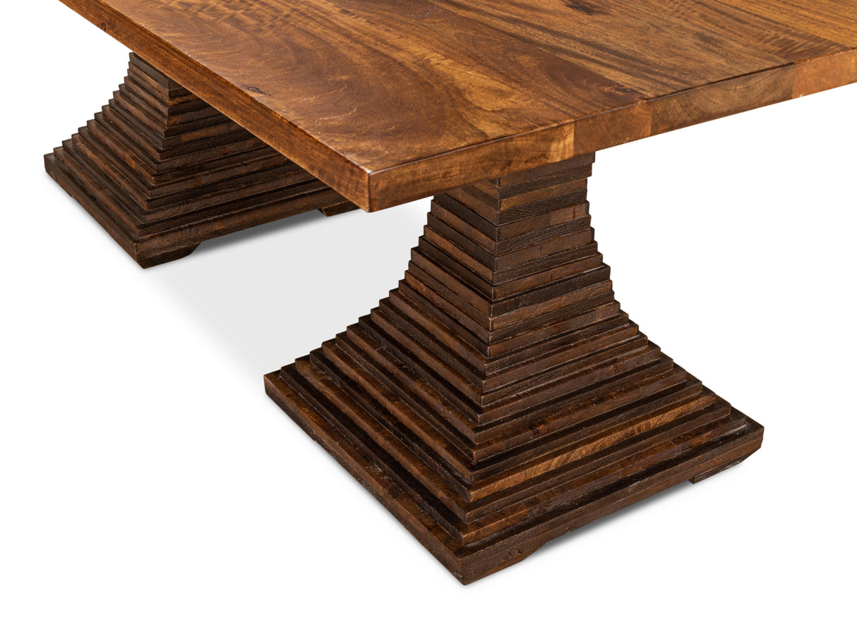 Sarreid Aesthetic Pedestal Dining Table