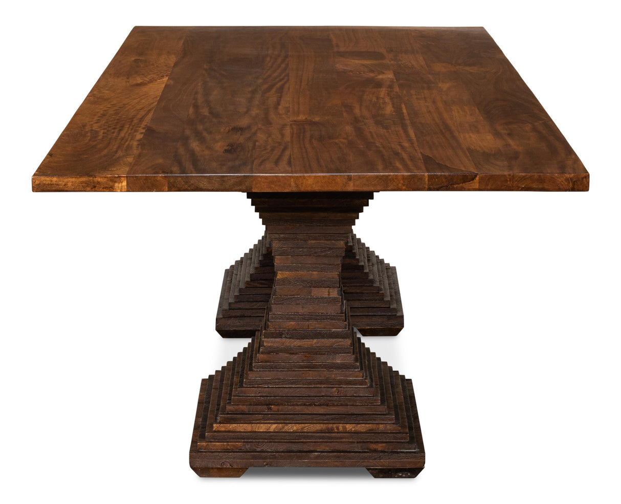 Sarreid Aesthetic Pedestal Dining Table