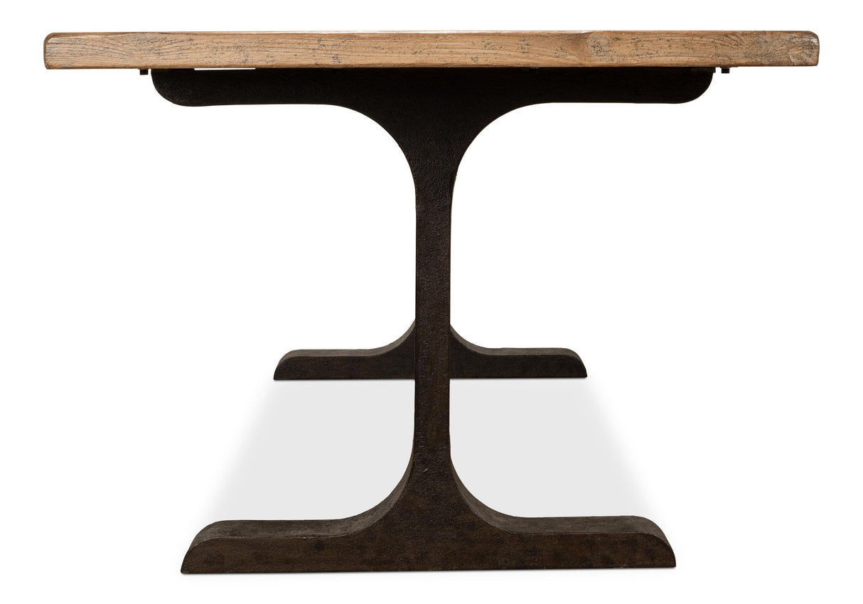 Sarreid Decan Dining Table W/Iron Base