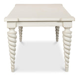 Sarreid Teagan Dining Table  Antique White