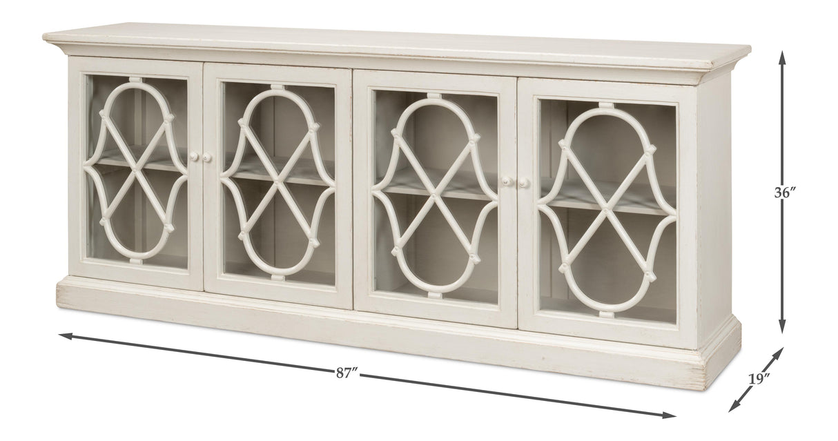 Sarreid Sonya Sideboard  Antique White
