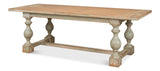 Sarreid Owen Dining Table  Sage