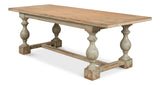 Sarreid Owen Dining Table  Sage