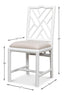 Sarreid Brighton Bamboo Side Chair  White