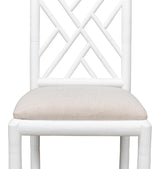 Sarreid Brighton Bamboo Side Chair  White