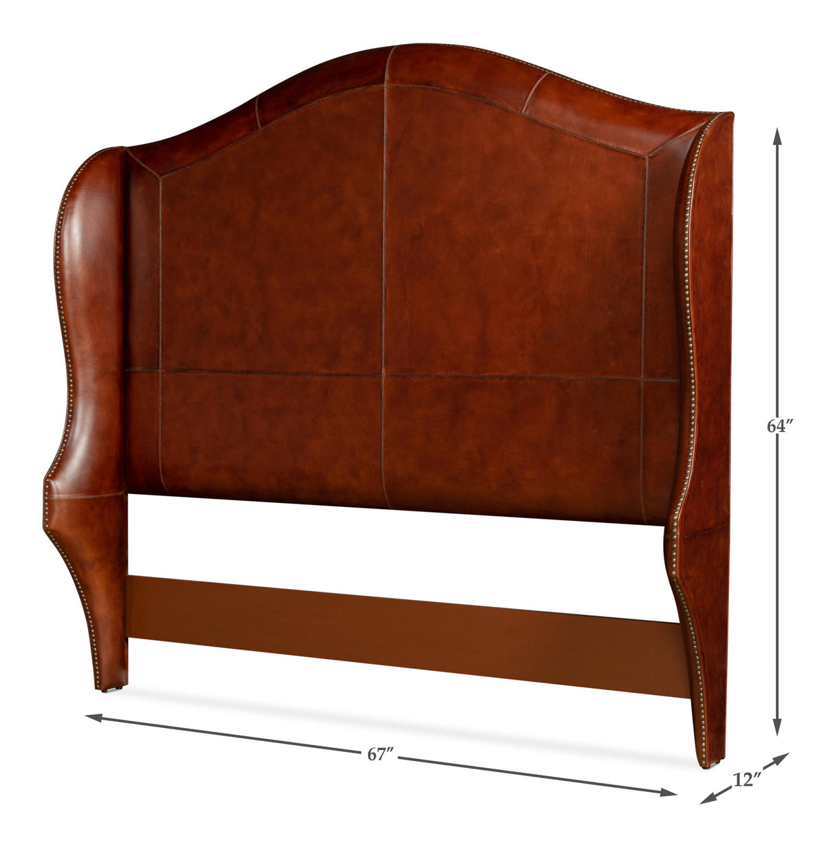 Sarreid Dowry Equestrian Headboard  Queen