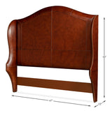 Sarreid Dowry Equestrian Headboard  Queen
