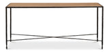 Sarreid Castle Gate Console Table W/Parquet Top