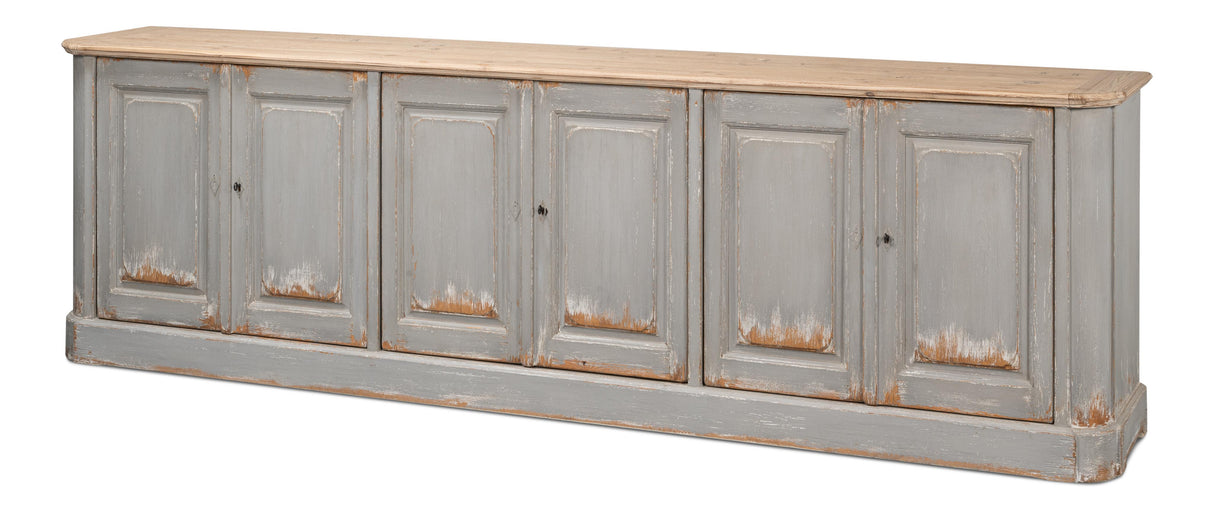 Sarreid Karlsson Antique Swedish Grey Sideboard