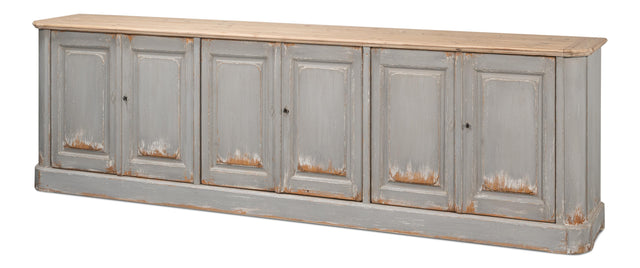 Sarreid Karlsson Antique Swedish Grey Sideboard