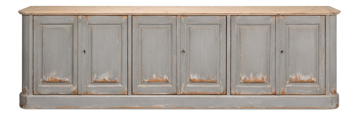 Sarreid Karlsson Antique Swedish Grey Sideboard