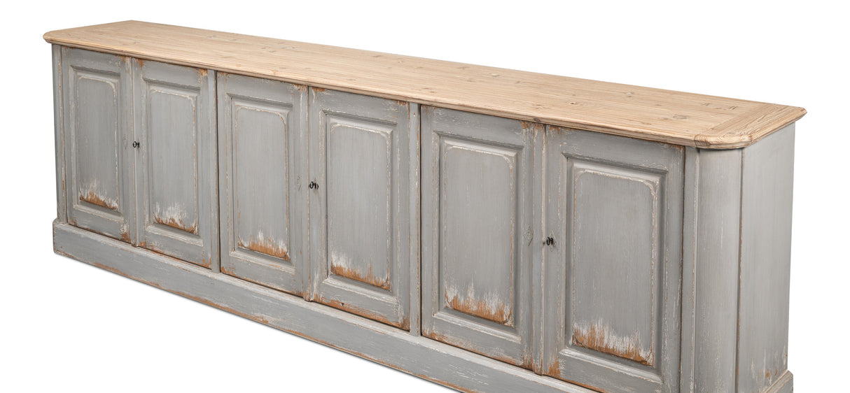 Sarreid Karlsson Antique Swedish Grey Sideboard