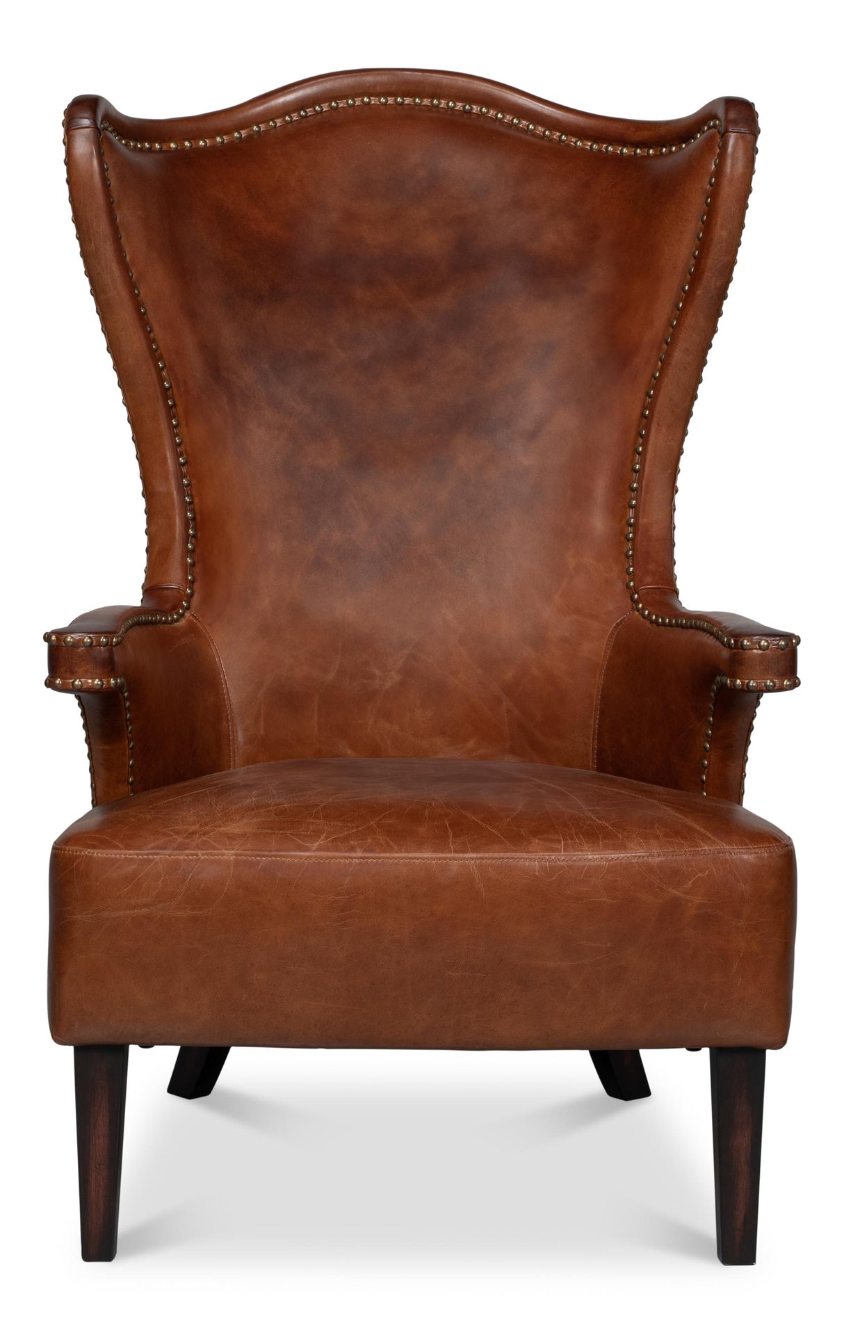 Sarreid Drake Distilled Leather Chair