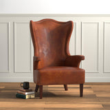 Sarreid Drake Distilled Leather Chair